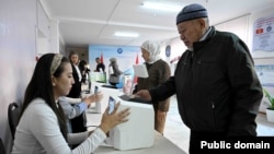 Жогорку Кеңешке депутаттарды шайлоо. 2025-жыл, 30-ноябрь. Бишкек.