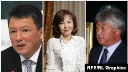 Тимур Кулибаев, Динара Кулибаева жана Владимир Ким.