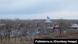 Кладбище в поселке Алексеевка Самарской области