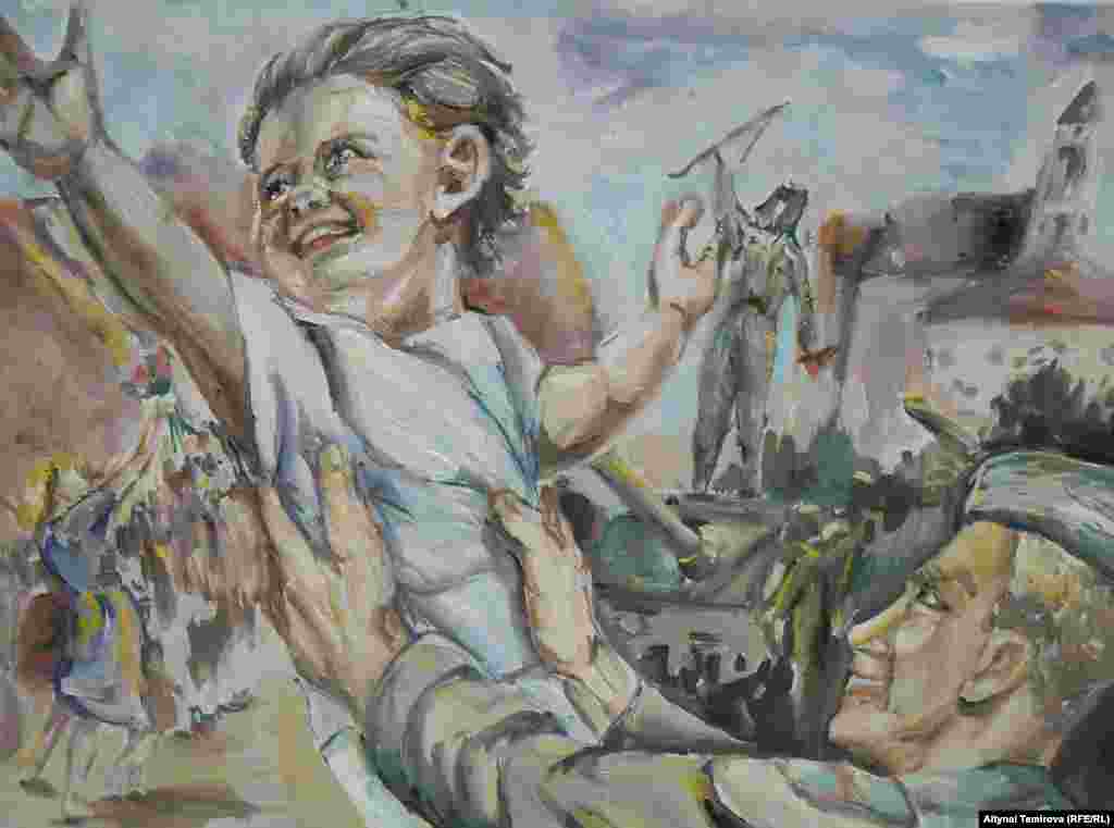 "Жеңиш &nbsp;кубанычы" - Удалова Дарья, 15 жашта.&nbsp;