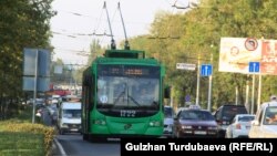 Троллейбус в Бишкеке. Архивное фото. 