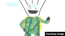 Рисунок "Генерал" Марии Пянтиной, 10 лет, Ломоносовская гимназия