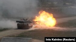 Stërvitjet ushtarake të NATO-s në Estoni më 18 qershor 2020. Fotografi ilustruese.  