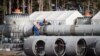 Germania, Lubmin: terminalul gazoductului Nord Stream 2. 