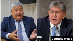Таалайбек Ибраев жана Алмазбек Атамбаев. Коллаж.
