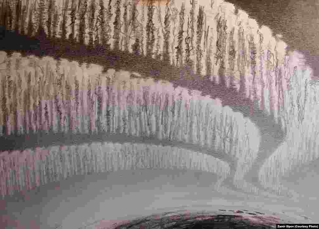 Замир Илиповдун "Таң нуру" аттуу композициясынан, "Азан" эмгеги.