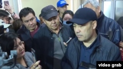 Садыр Жапаров в гостинице «Достук». 6 октября 2020 года.