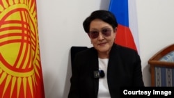 Кыргызстандын Австриядагы элчиси, БШКнын мурдагы төрайымы Нуржан Шайлдабекова, Прага шаары, Чехия.