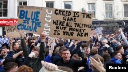 В Англії рішення клубів про приєднання до Європейської суперліги викликало протести вболівальників