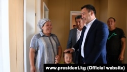 Президент Садыр Жапаров Максат айылында.