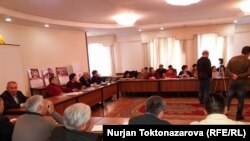 Бишкектеги оппозициячыларды колдоо жыйыны. 25-январь, 2017-жыл.