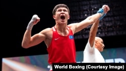 19-летний Торехан Сабырхан стал чемпионом мира. Ливерпуль, 14 сентября 2025 года