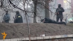 Ukrainian Special Forces Fire At Protesters In Kyiv