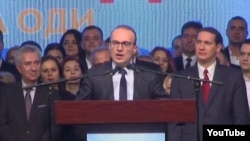 Архивска фотографија, Антонио Милошоски зборува на партиска конвенција на ВМРО-ДПМНЕ. 