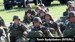 Кыргыз жоокерлери.