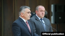 Давид Раквиашвили и экс-президент Георгий Маргвелашвили