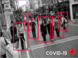 Скриншот грузинского приложения по борьбе с COVID-19.