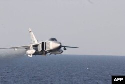 Російський бомбардувальник Су-24