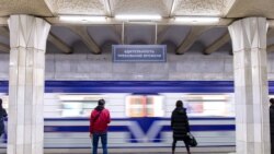 یک ایستگاه مترو در تاشکند