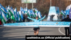 Мария Коробицкая на международном марафоне в Ташкенте. Декабрь 2020 года.