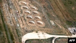 Испытательная площадка на территории бывшего Семипалатинского ядерного полигона. Восточно-Казахстанская область, 18 июня 2009 года.