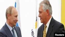 Рекс Тиллерсон и Владимир Путин