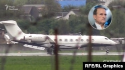 Вже три місяці, як літак, яким раніше користувався Віктор Медведчук, нікуди не літає