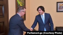 Спикер парламента Ираклий Кобахидзе встречается с главой Венецианской комиссии, Тбилиси, 1 апреля 2019 г.