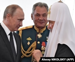 ვლადიმირ პუტინი, სერგეი შოიგუ, პატრიარქი კირილე