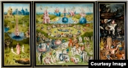 "Лазаттын жердеги багы". И. Босх(1490-1510). Прадо музейи. Мадрид