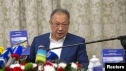 Мурдагы президент Курманбек Бакиев Минскидеги маалымат жыйынында