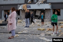 Clădirea British Council din Kiev a fost avariată de atacurile din noaptea de miercuri spre joi.