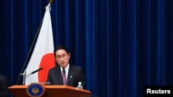 Жапониянын премьер-министри Фумио Кисида. 