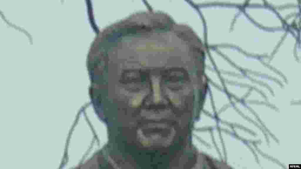 Ыстықкөлдегі "Шыңғыс Айтматов атындағы Рух-Орда" мәдени-этнографиялық кешені аумағында тұрған Назарбаев ескерткіші. Қырғызстан, Чолпон-Ата, 2007 жылдың маусымы.