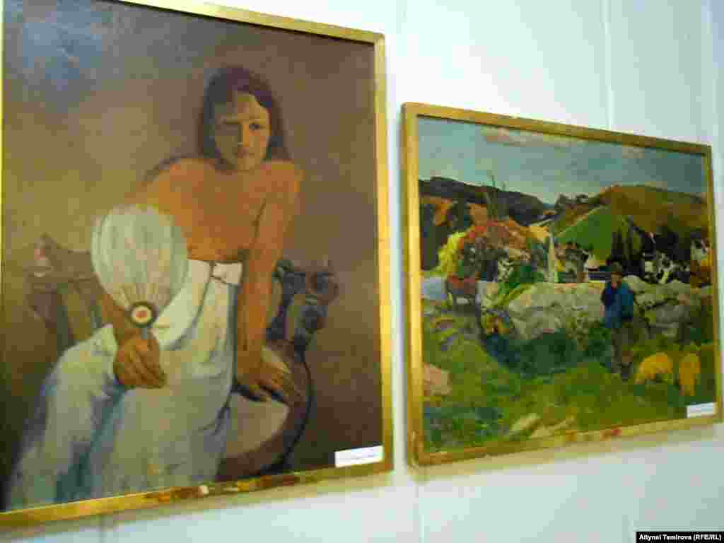 Поль Гоген. "Желпигич кармаган кыз". 