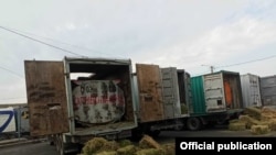 Чөп деп ташылган күйүүчү-майлоочу майлар. Баткен облусу, 2021-жыл, 3-март.