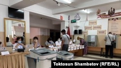 Бишкектеги кайра шайлоо учуру. 