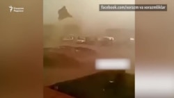 Оролга яқин минтақаларда туз бўрони кузатилди