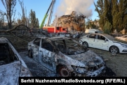 Масована атака на Київ в ніч на 28 серпня. Комбінований обстріл дронами та ракетами. Київ, 28 серпня 2025 року