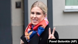 Russian opposition activist Lyubov Sobol (file photo)