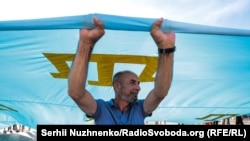 Qırımtatar bayraq künü, Kyiv, 2019 senesi iyünniñ 26-sı