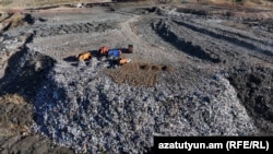 Նուբարաշենի աղբավայրը՝ հրդեհից հետո, 14-ը հոկտեմբերի, 2025թ.