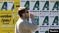 საარჩევნო პლაკატები მოლდოვაში