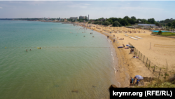 Bağçasaray rayonı Alma Tamaq köyüniñ plâjı