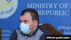 Пресс-секретарь президента Нагорного Карабаха Ваграм Погосян (архив)