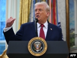 Президент США Дональд Трамп в Овальному кабінеті Білого дому у Вашингтоні, США, 15 грудня 2025 року