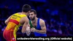 Жоламан Шаршенбеков күрөшүүдө. 2018