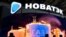 Standul producătorului rus de gaz lichefiat Novatek la „Săptămâna energiei ruse”, la Moscova, pe 16 octombrie 2025. 