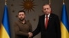 Володимир Зеленський і Реджеп Таїп Ердоган під час зустрічі у Стамбулі, 7 липня 2023 року