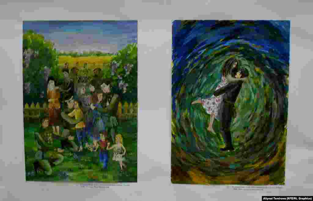 "Жеңиштин ачуу даамы" - Настя Сабырова , 14 жашта. &nbsp;"Биз - эң назик жаңырыкпыз" Катя Немакина 15 жашта.&nbsp;